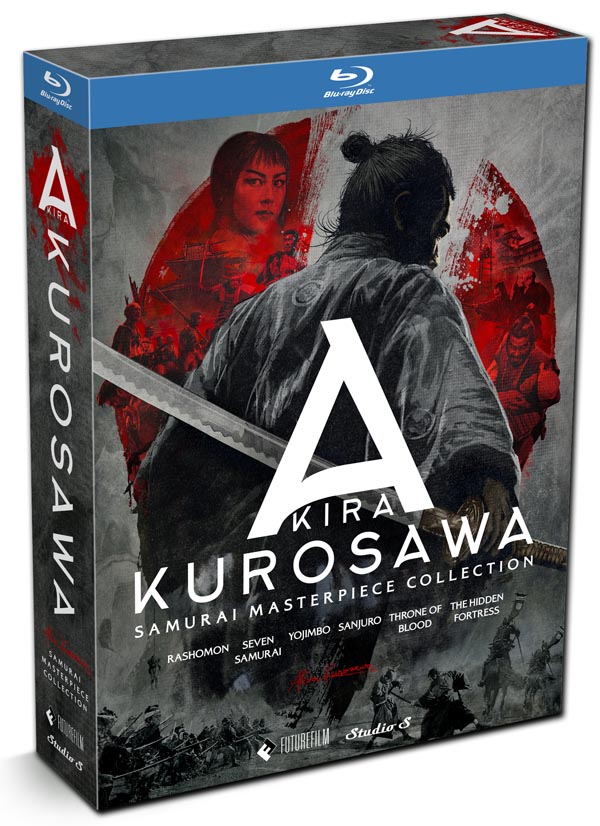Omslag av Akira Kurosawa Samurai Masterpiece Collection (Blu-ray/VoD)