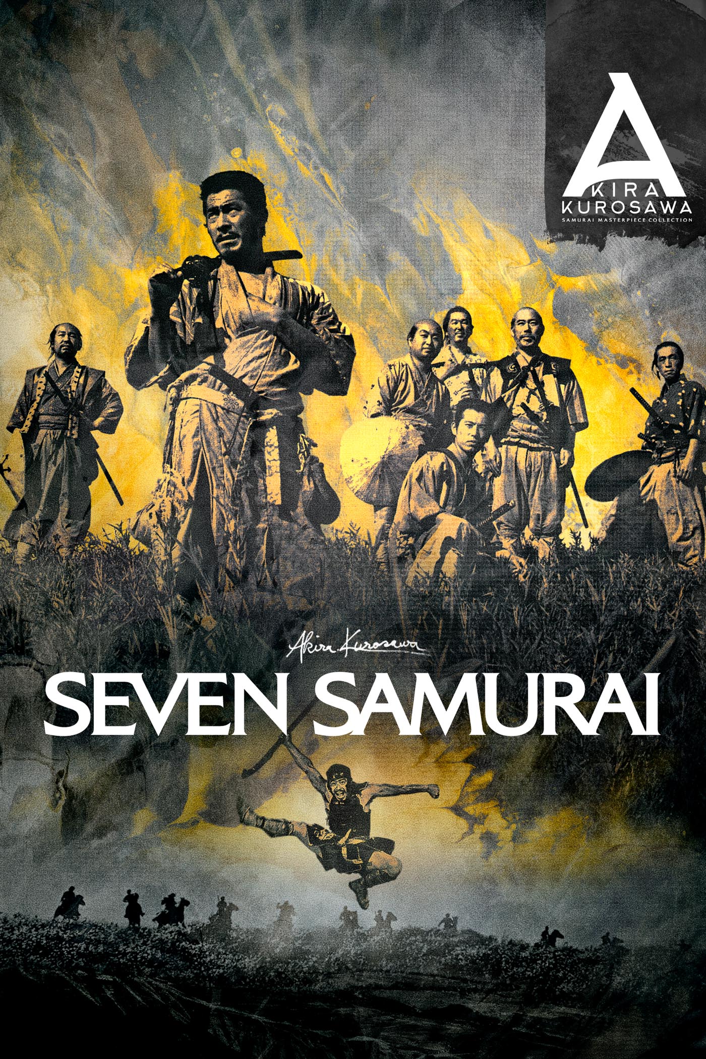 Omslag av De sju samurajerna (Bio)