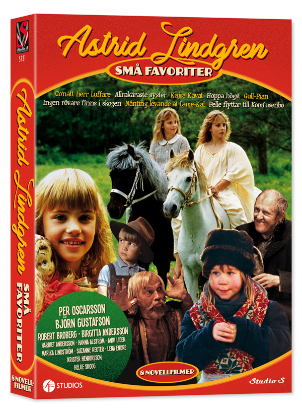 Omslag av Astrid Lindgrens små favoriter (2-disc) (DVD)
