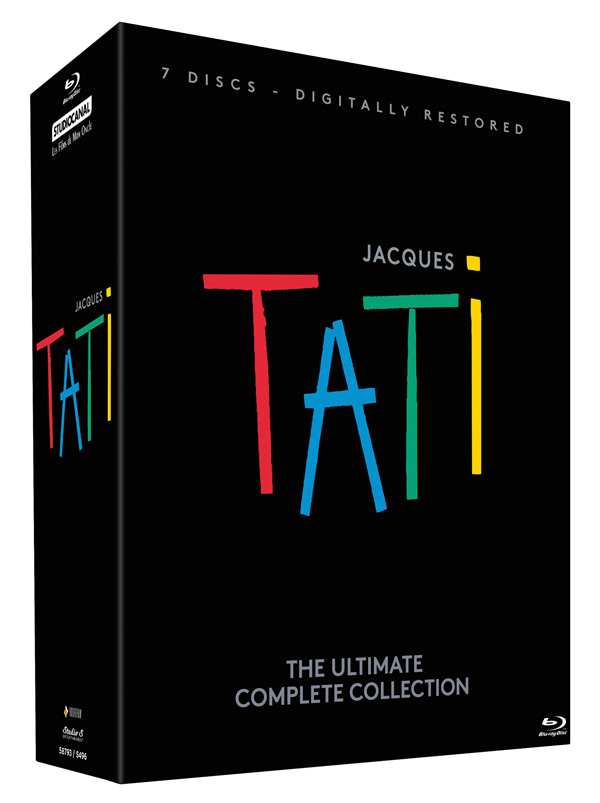 Omslag av Jacques Tati: The Ultimate Complete Collection (7 Blu-ray Box) (Blu-ray/VoD)