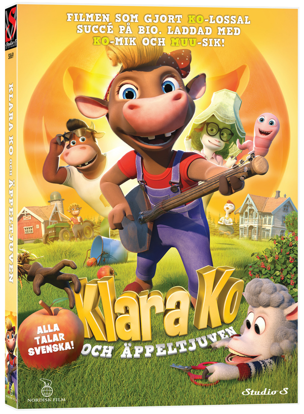 Omslag av Klara Ko och äppeltjuven (DVD)