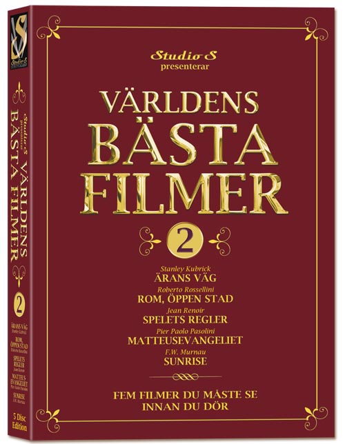 Omslag av Världens bästa filmer 2 (5 Disc Box)