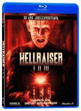 Omslag av Hellraiser I, II & III (blu-ray/VoD)