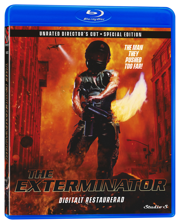 Omslag av The Exterminator (Blu-ray/VoD)