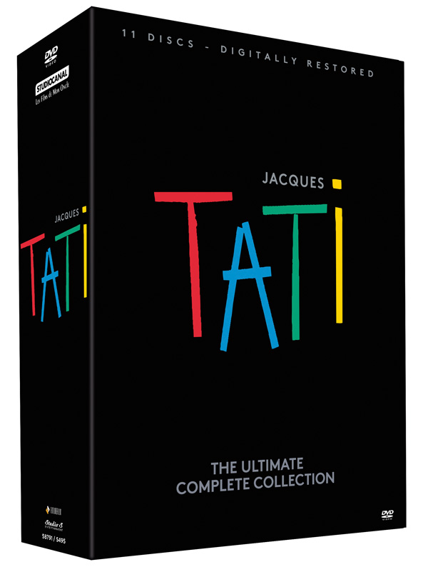 Omslag av Jacques Tati: The Ultimate Complete Collection (11 DVD Box) (DVD/VoD)
