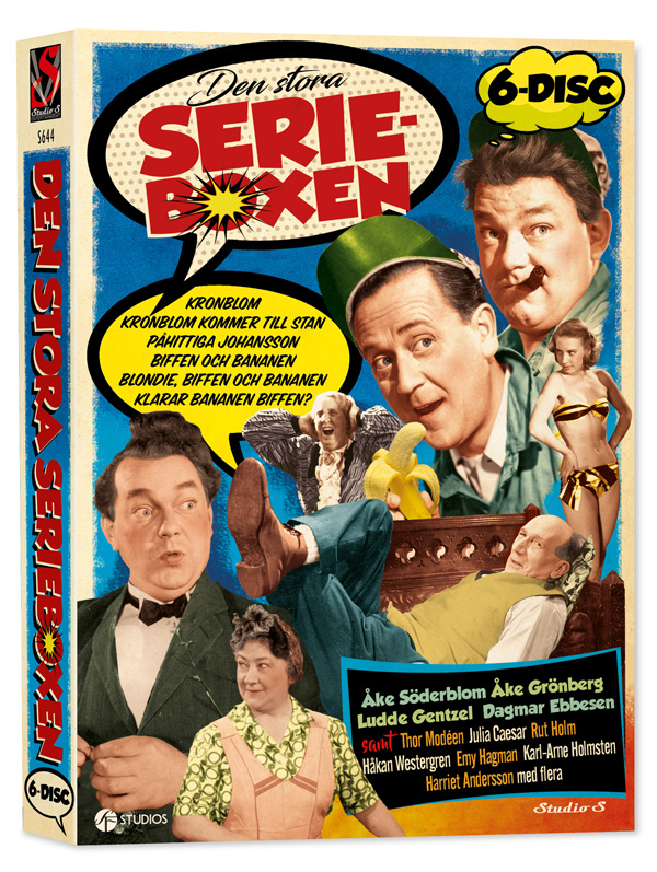 Omslag av Den stora serieboxen (DVD)