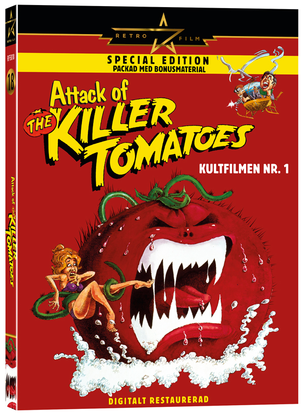 Omslag av Attack of the Killer Tomatoes (Retro Film) (DVD/VoD)