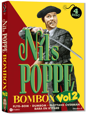 Omslag av NILS POPPE: BOMBOX VOL 2 (4-disk) (DVD)